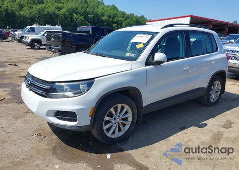 2017 Volkswagen Tiguan 2.0T/2.0T S из США, поврежденный, VIN WVGBV7AX4HK050796